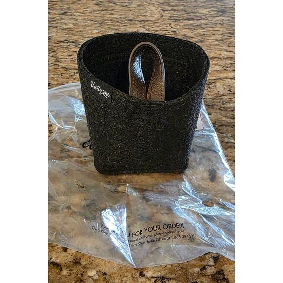 Thirty-One Dream keeper Mini Bin Brushed Graphite - LOVE - New In Bag - Picture 5 of 6